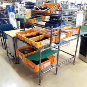 Kệ để hàng ống thép bọc nhựa PVC